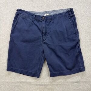 Polo Ralph Lauren Shorts Mens 38 Navy Blue Relaxed Fit 9" Chino Preppy Golf Pony